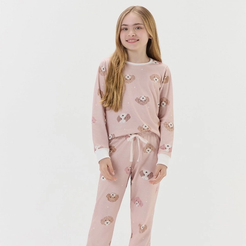 PIJAMA INFANTIL MANGA LONGA COM CALCA 2050194