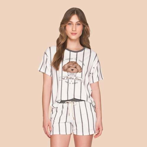 PIJAMA CURTO TAKE ME WITH YOU