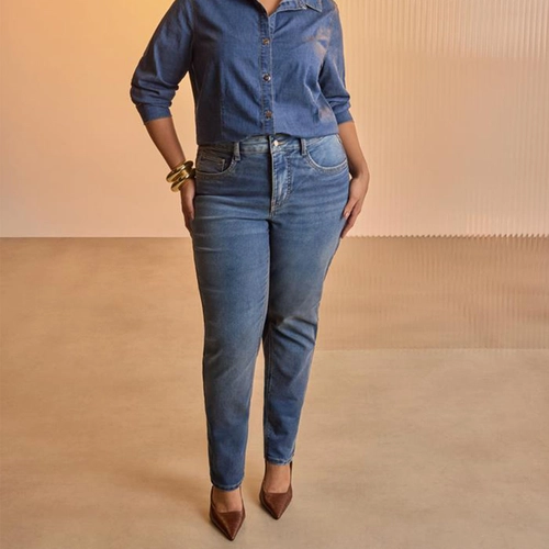 CALCA JEANS COM ELASTANO J6750