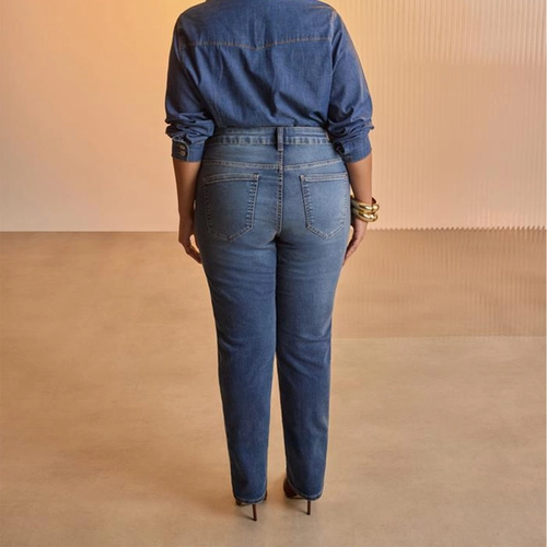 CALCA JEANS COM ELASTANO J6750