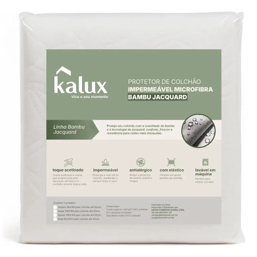 PROTETOR COLCHAO BAMBU JACQUARD IMPERMEAVEL