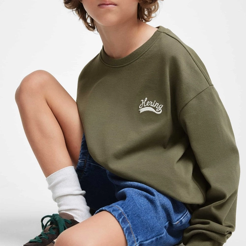 CAMISETA INFANTIL MENINO MANGA LONGA COM BORDADO 5G9B