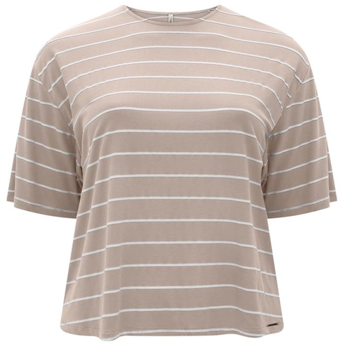 BLUSA MALHA RIBANA SERENITY MANGA CURTA C8139