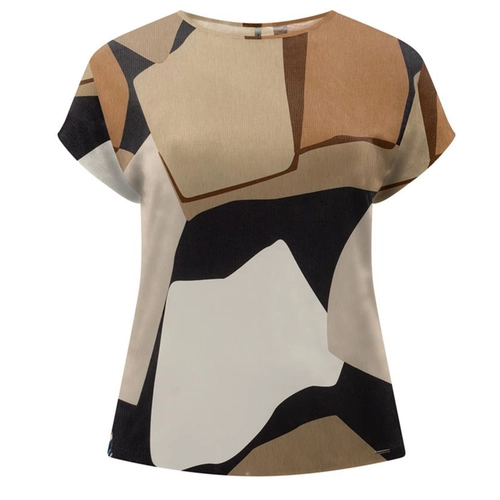 BLUSA MALHA VISCOSE COM ELASTANO MANGA CURTA C8141