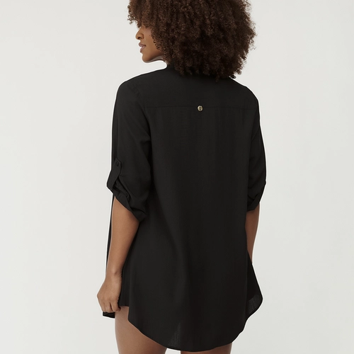CHEMISE CURTA PRETA REFLEXO