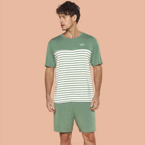 PIJAMA LISTRA MASCULINO ADULTO 130497