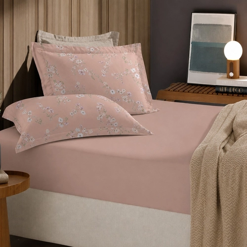 JOGO DE CAMA TOQUE DE ALGODAO ESTAMPADO