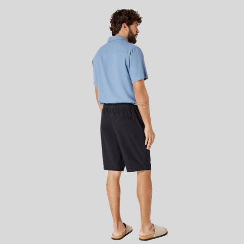 BERMUDA BASICA MASCULINA RETA EM SARJA H4FA